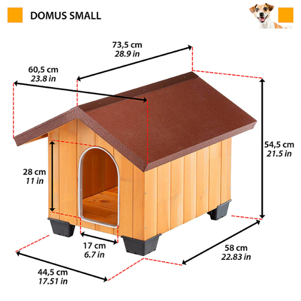Bauzaar Cuccia per cani da esterno in legno Domus Ferplast Lightning offer