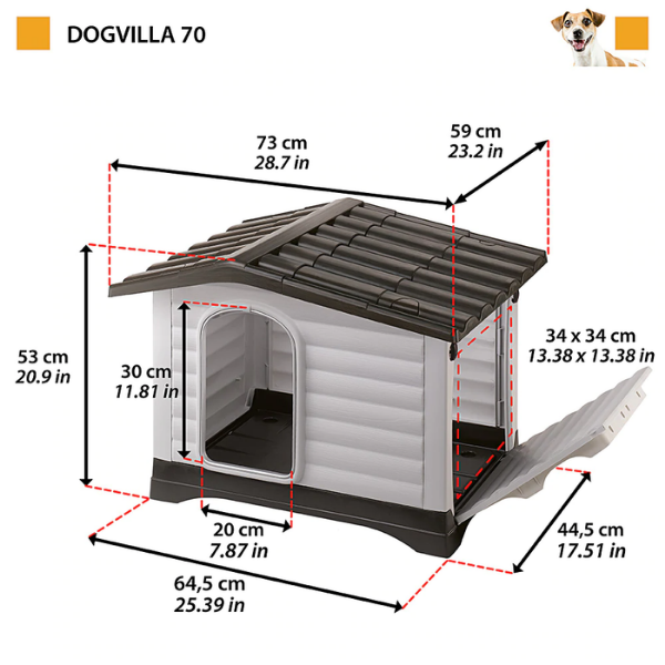 Bauzaar Cuccia da esterni Dogvilla Ferplast Grandi sconti