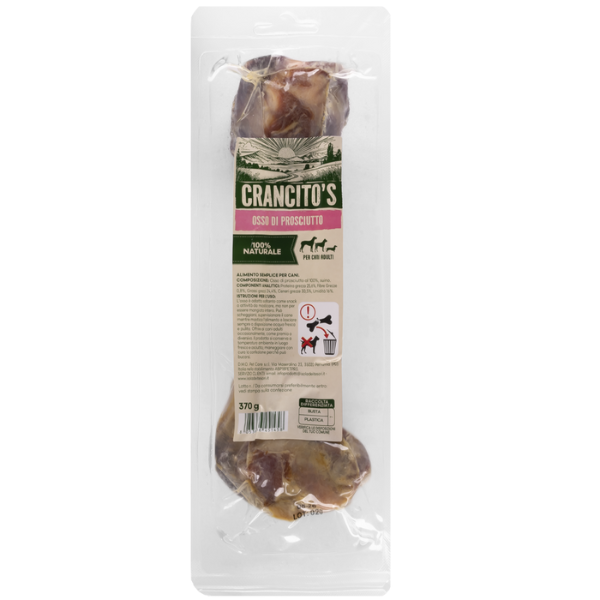 Bauzaar Crancito's snack naturale Dog Adult Osso di prosciutto