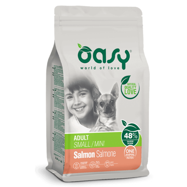 Bauzaar Oasy Monoproteico Adult Mini Salmone