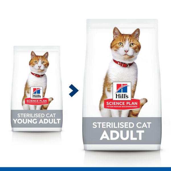 Bauzaar Hill's Science Plan Adult Sterilised Cat Alimento per Gatti al Pollo Promozione temporanea