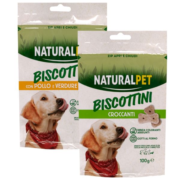 Bauzaar NaturalPet biscotti per cani Mini/Toy 100 gr