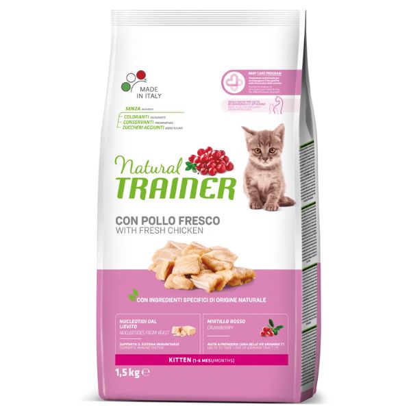 Bauzaar Natural Trainer Kitten con Pollo Fresco 50% di sconto con spedizione gratuita