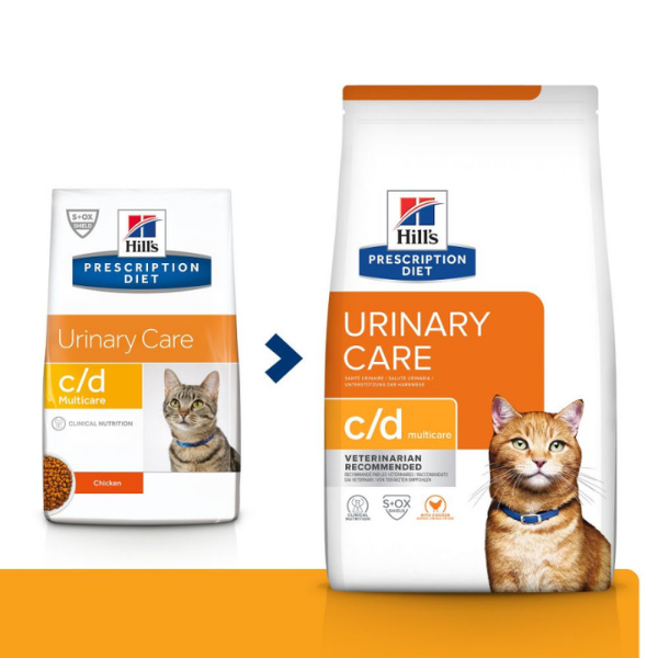 Bauzaar Hill's Prescription Diet c/d Multicare Feline con Pollo Limitato a 3 giorni