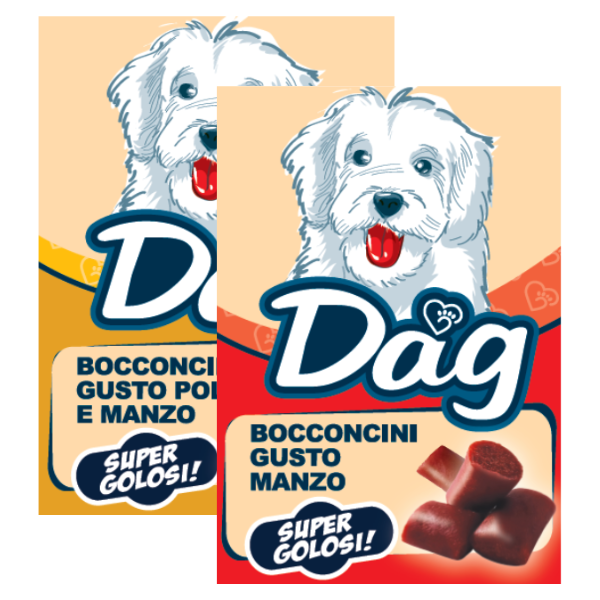 Bauzaar Dag Dog Adult All Breeds snack morbidi Bocconcini super golosi 50 gr