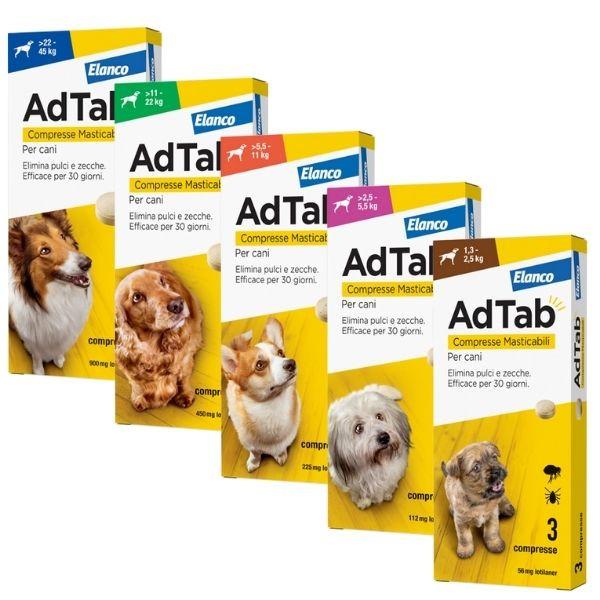 Bauzaar AdTab Elanco Compresse masticabili Antiparassitario orale per cani