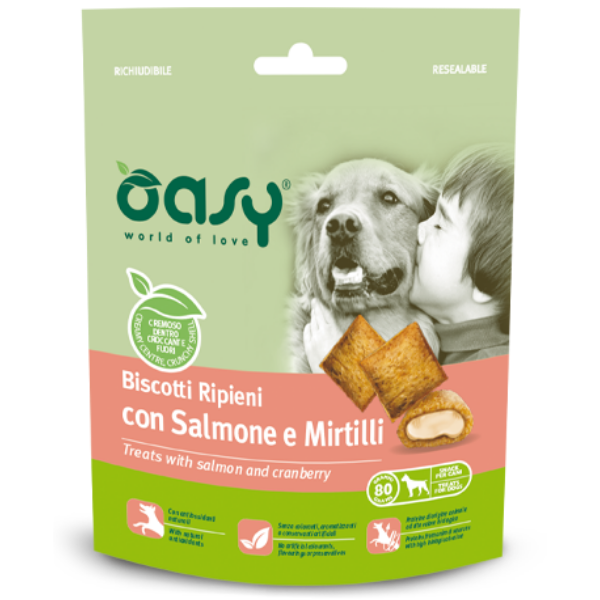 Bauzaar Oasy Dog Biscotti Ripieni 80 gr Novità