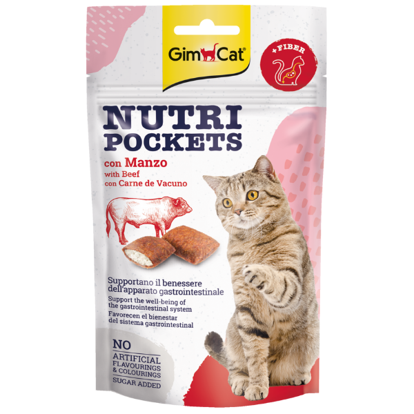 Bauzaar Gimcat Nutripockets 60 gr Vendita Economica