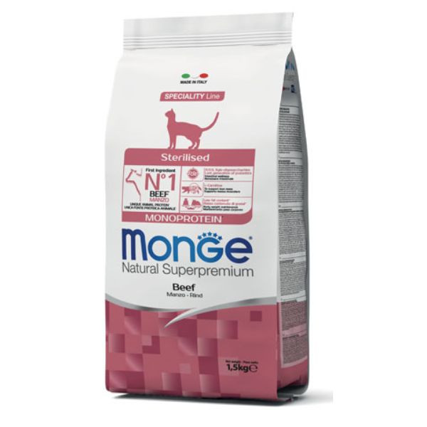 Bauzaar Monge Natural Superpremium Sterilised Monoprotein con Manzo