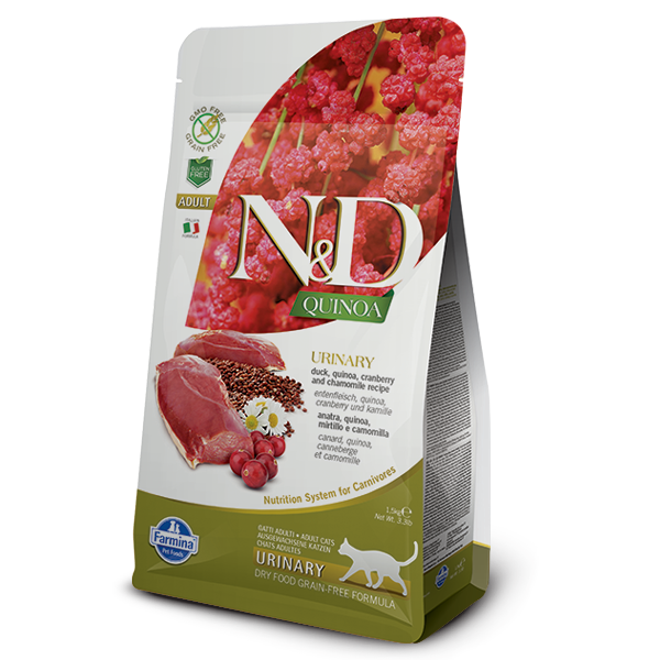 Bauzaar Farmina N&D Quinoa Feline Urinary Anatra e mirtilli rossi Offerta esclusiva