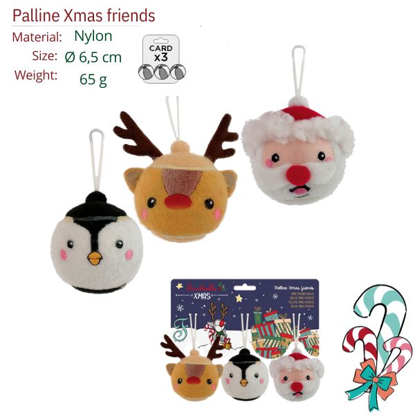 Bauzaar Pallina per cani Xmas Friends per albero di Natale Ferribilla Smaltimento dello stoccaggio