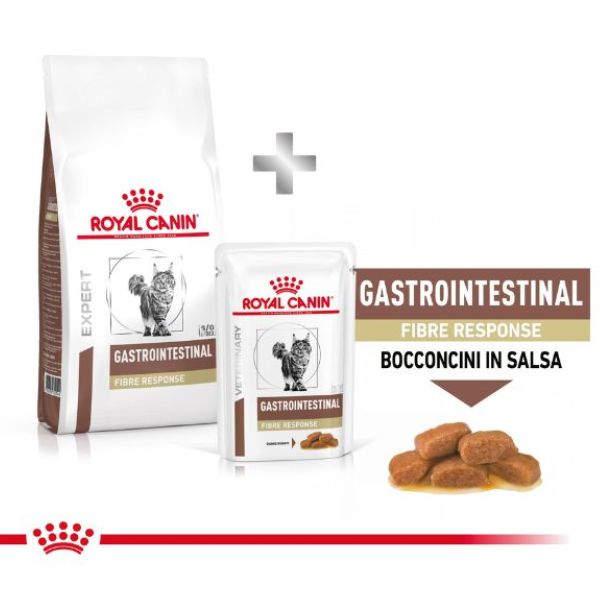 Bauzaar Royal Canin Gastrointestinal Fibre Response in salsa multipack 12x85 gr Offerta settimanale