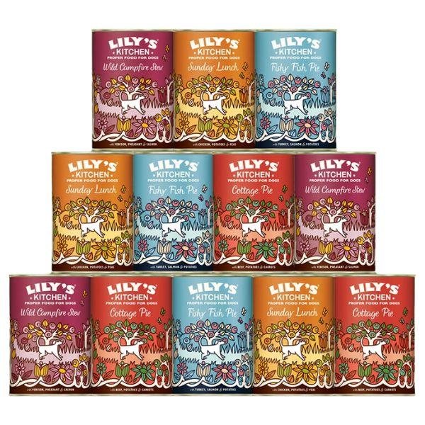 Bauzaar Lily's Kitchen Dog multipack 12x400 g Grain Free Dinners Qualità Garantita