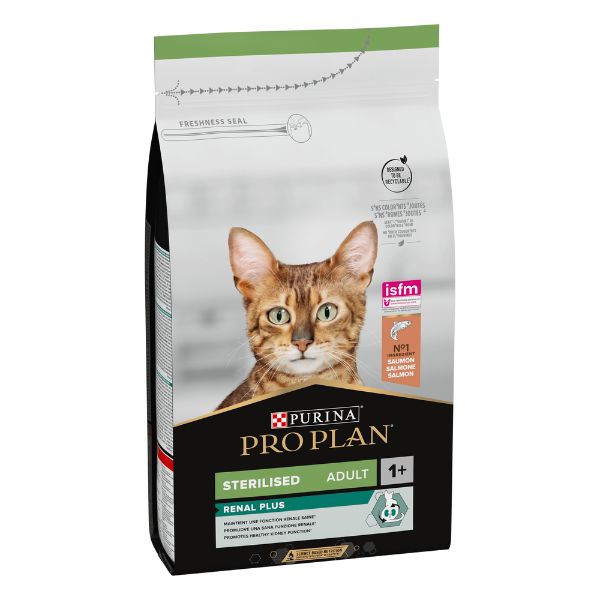 Bauzaar Purina Pro Plan Renal Plus Sterilised Adult 1+ con Salmone