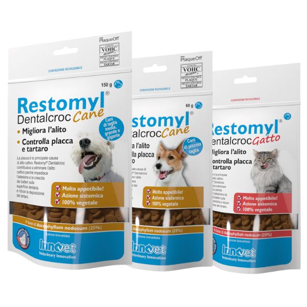 Bauzaar Restomyl Dentalcroc Snack per l'alitosi Innovet Online