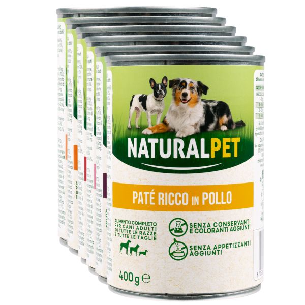 Bauzaar NaturalPet Dog Adult Patè All Breeds 400 gr