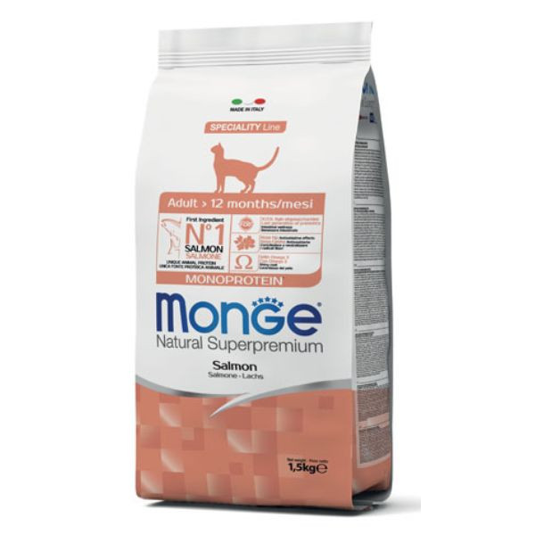 Bauzaar Monge Natural Superpremium Adult Monoprotein con Salmone