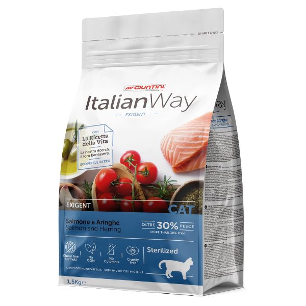 Bauzaar ItalianWay Adult Sterilized Exigent Salmone e Aringhe