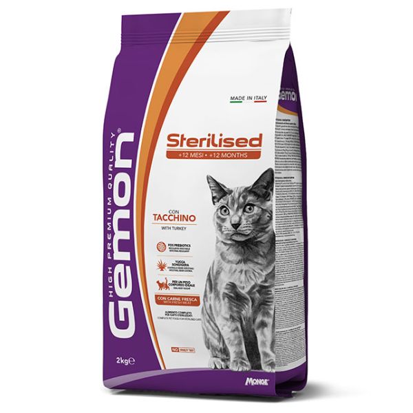 Bauzaar Monge Gemon Cat Sterilised con Tacchino