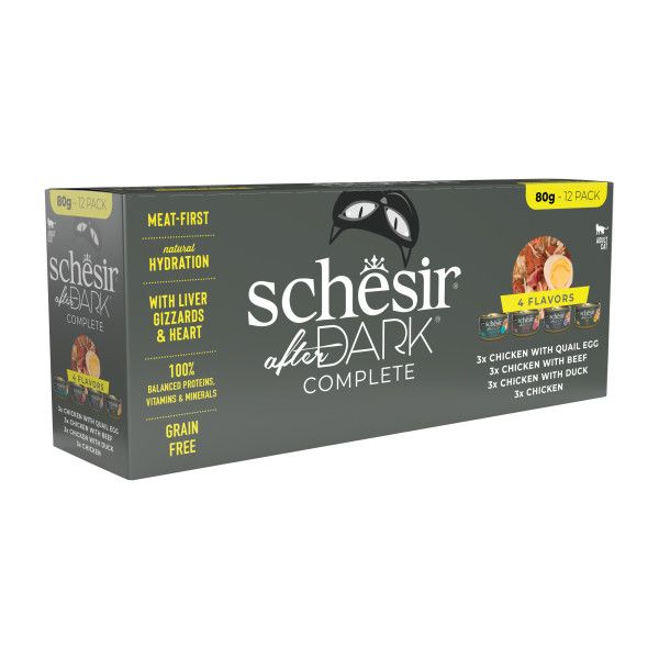 Bauzaar Schesir After Dark Cat Variety Pack Filetti in brodo 12x80 gr