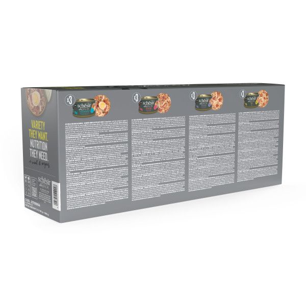 Bauzaar Schesir After Dark Cat Variety Pack Filetti in brodo 12x80 gr Offerta settimanale