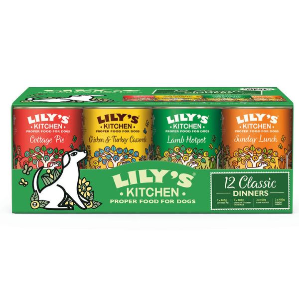 Bauzaar Lily's Kitchen Dog multipack 12x400 g Classic Dinners