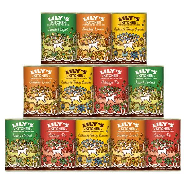 Bauzaar Lily's Kitchen Dog multipack 12x400 g Classic Dinners Ritorno libero
