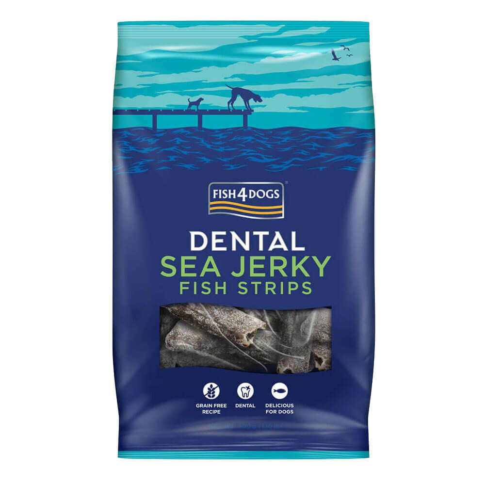 Bauzaar Fish4Dogs Sea Jerky Skinny Strips (pelle essiccata)