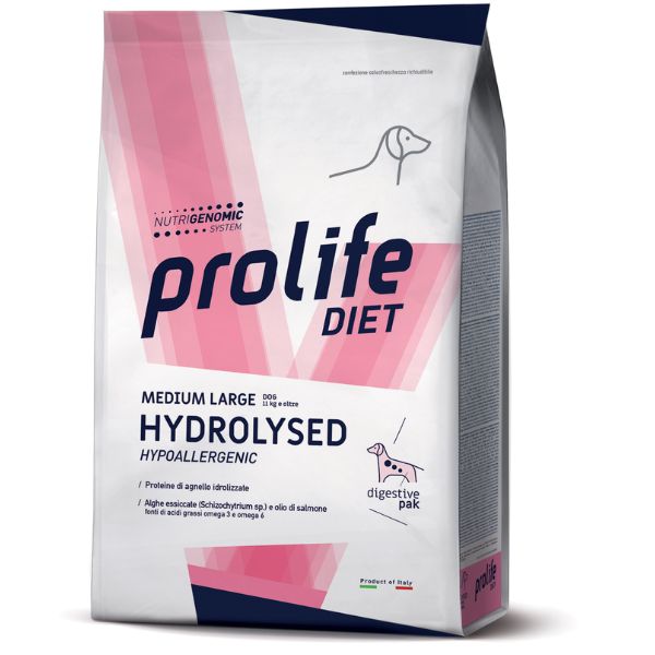 Bauzaar Prolife Veterinary Diet Dog Hydrolysed Hypoallergenic Medium/Large Agnello Discount Store per i nuovi prodotti