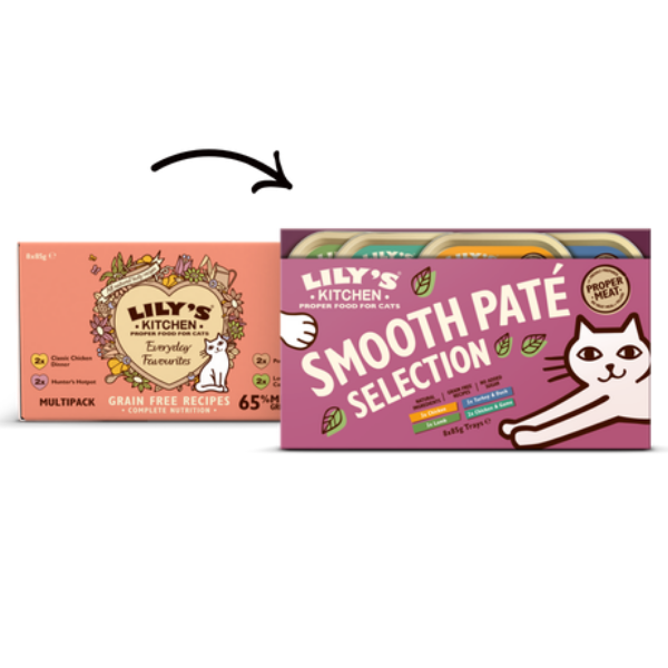 Bauzaar Lily's Kitchen Multipack 8x85 gr Gatti Smooth Patè Enormi sconti