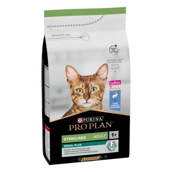 Bauzaar Purina Pro Plan Renal Plus Sterilised Adult 1+ con Coniglio