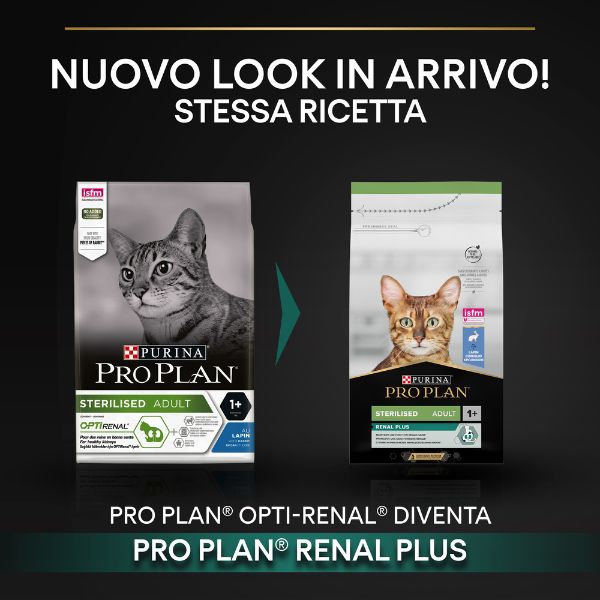 Bauzaar Purina Pro Plan Renal Plus Sterilised Adult 1+ con Coniglio 2025
