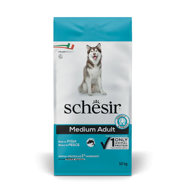 Bauzaar Schesir Dog Adult Medium Maintenance Pesce