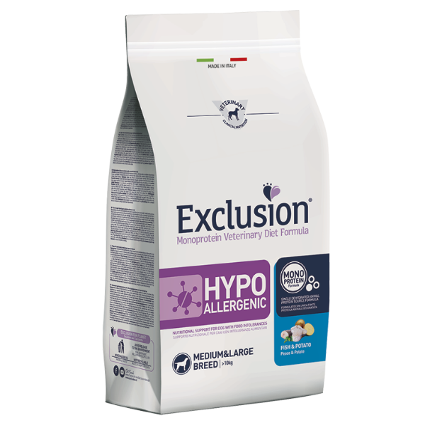 Bauzaar Exclusion Diet Hypoallergenic Medium/Large Breed Pesce e Patate