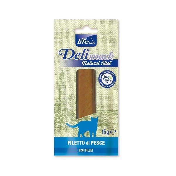 Bauzaar Life cat Filetti Bolliti Snack Gatto 15 gr