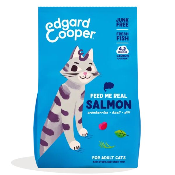 Bauzaar Edgard & Cooper Cat Adult Grain Free Salmone