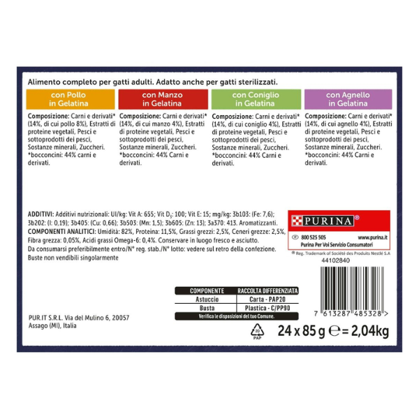 Bauzaar Purina Felix Le Ghiottonerie Selezioni Deliziose Multipack 24x85 gr Vendite stagionali