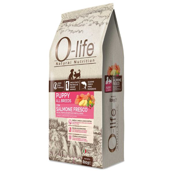 Bauzaar O-life Dog Grain Free Puppy All Breeds Salmone fresco