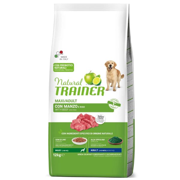 Bauzaar Natural Trainer Adult Maxi con Manzo e riso