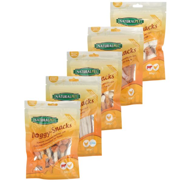 Bauzaar NaturalPet Doggy Snacks per cani 80 gr