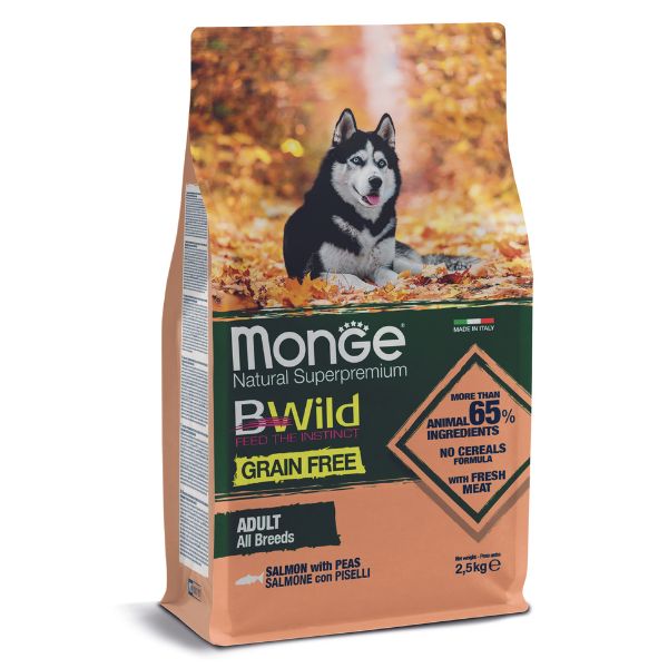Bauzaar Monge Bwild Dog Adult Grain Free Salmone