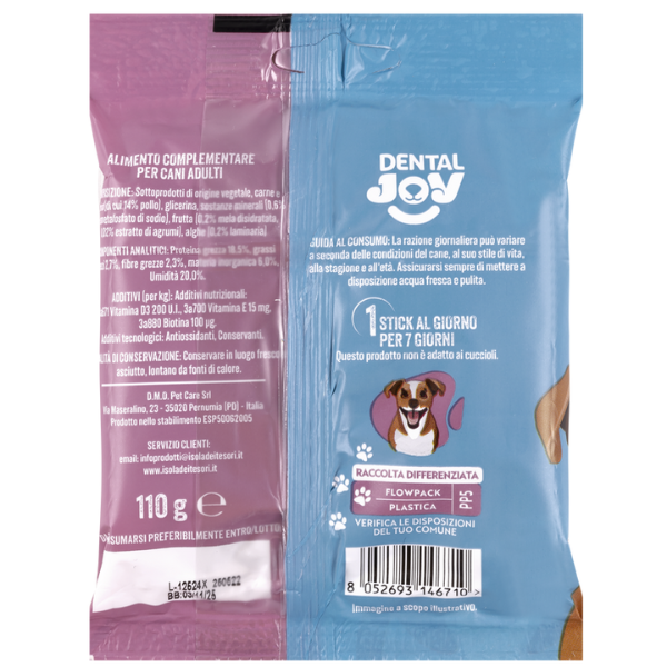 Bauzaar DentalJoy Dog Adult No Grain Mini Snack Dentali Enormi risparmi