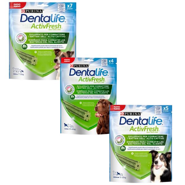 Bauzaar Purina Dentalife Activ Fresh Snack igiene orale Cane