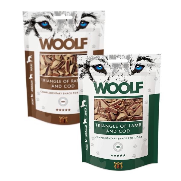 Bauzaar Woolf Triangolini snack per cani Italia