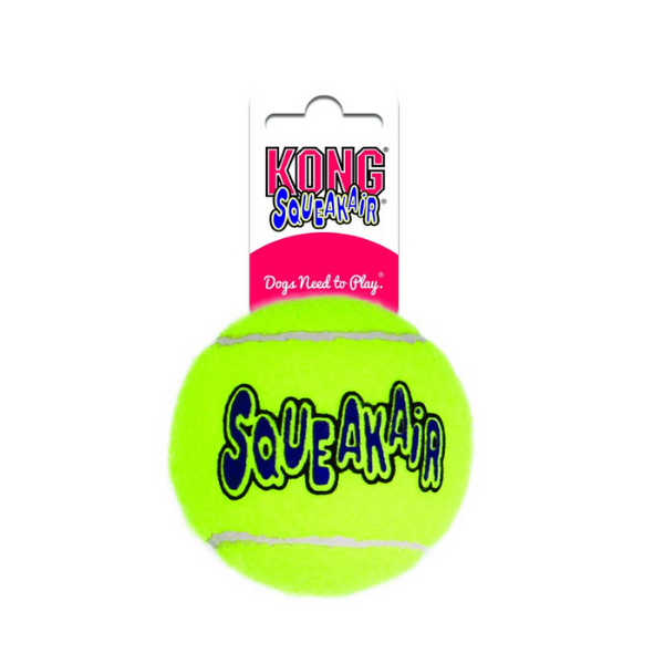Bauzaar Kong Air Squeaker Tennis Ball In Linea