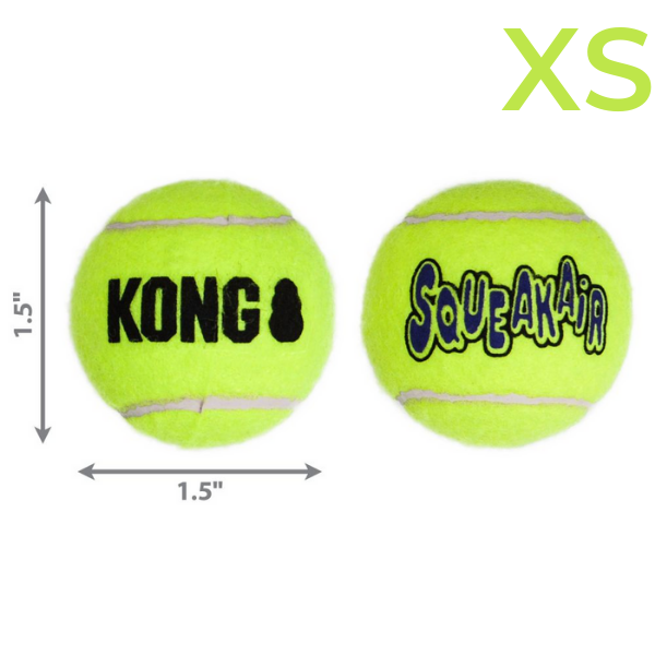 Bauzaar Kong Air Squeaker Tennis Ball In Linea