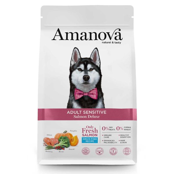 Bauzaar Amanova Adult Sensitive Salmone Deluxe Grain Free Vendita