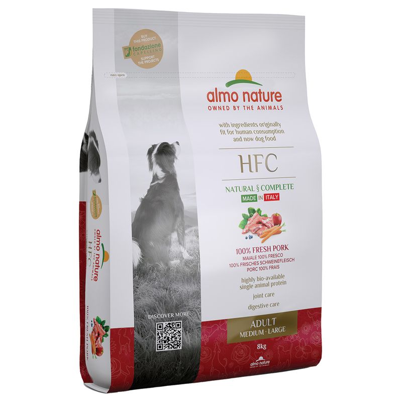 Zooplus Almo Nature HFC Adult M-L Maiale Crocchette per cani