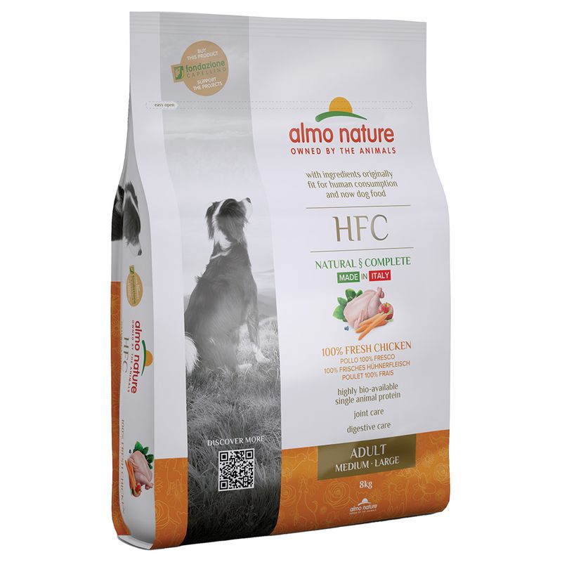 Zooplus Almo Nature HFC Adult M-L Pollo Crocchette per cani