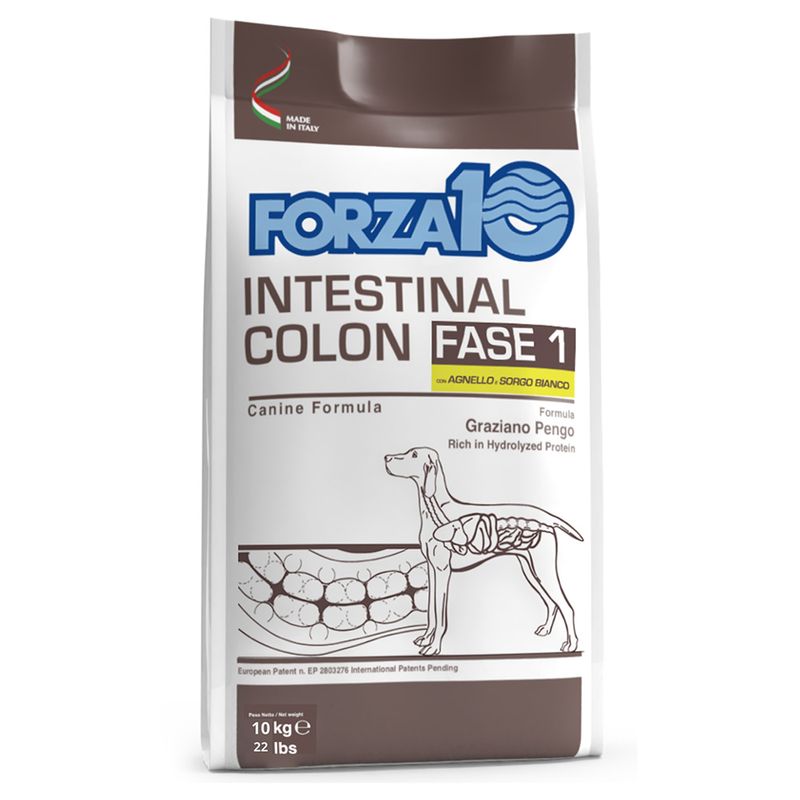 Zooplus Forza10 Intestinal Colon Fase 1 con Agnello Crocchette cane